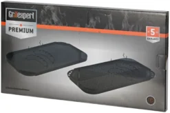 Grillplade helstøbt 49,5 x 27,3 cm - Grillexpert®