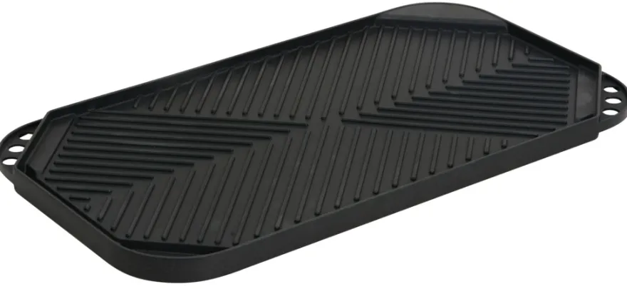 Grillplade helstøbt 49,5 x 27,3 cm - Grillexpert®