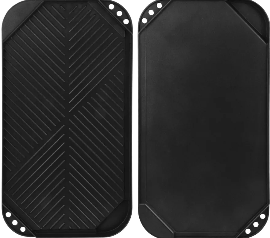 Grillplade helstøbt 49,5 x 27,3 cm - Grillexpert®
