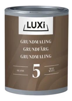 Grundmaling hvid 0,75 liter - LUXI®
