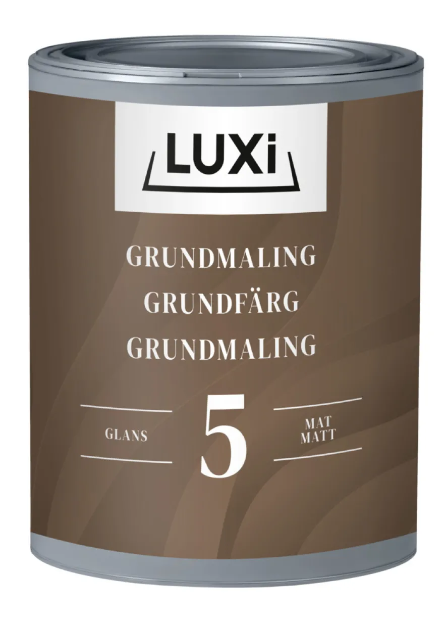 Grundmaling hvid 0,75 liter - LUXI®