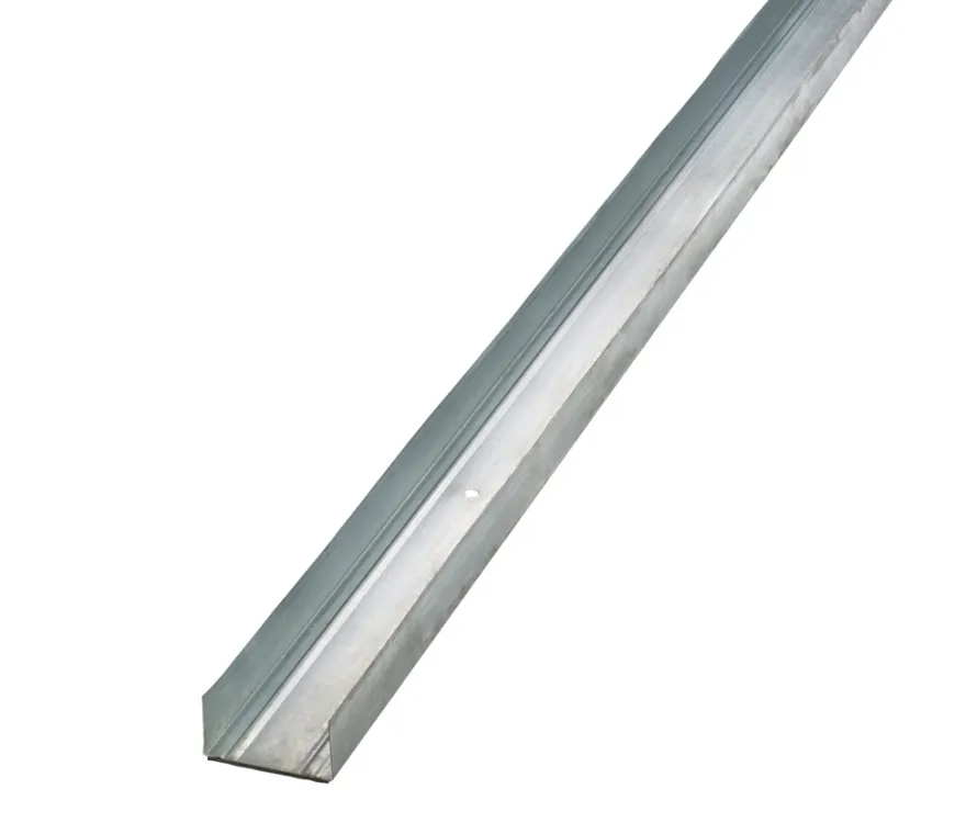 Gulv- og loftskinne med foam, U-profil 70 mm