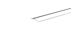 Gulvprofil sølv selvklæbende 3,2 x 30 x 1800 mm