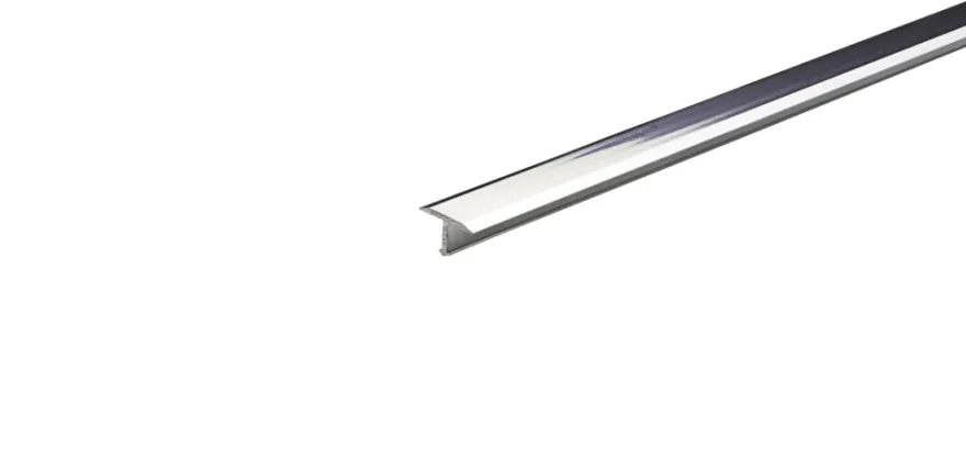 Gulvprofil T sølv 9 x 14 x 900 mm