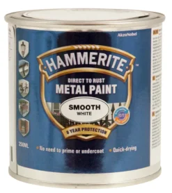 Hammerite metalmaling hvid glat effekt 250 ml