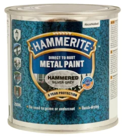 Hammerite metalmaling sølv hammereffekt 250 ml