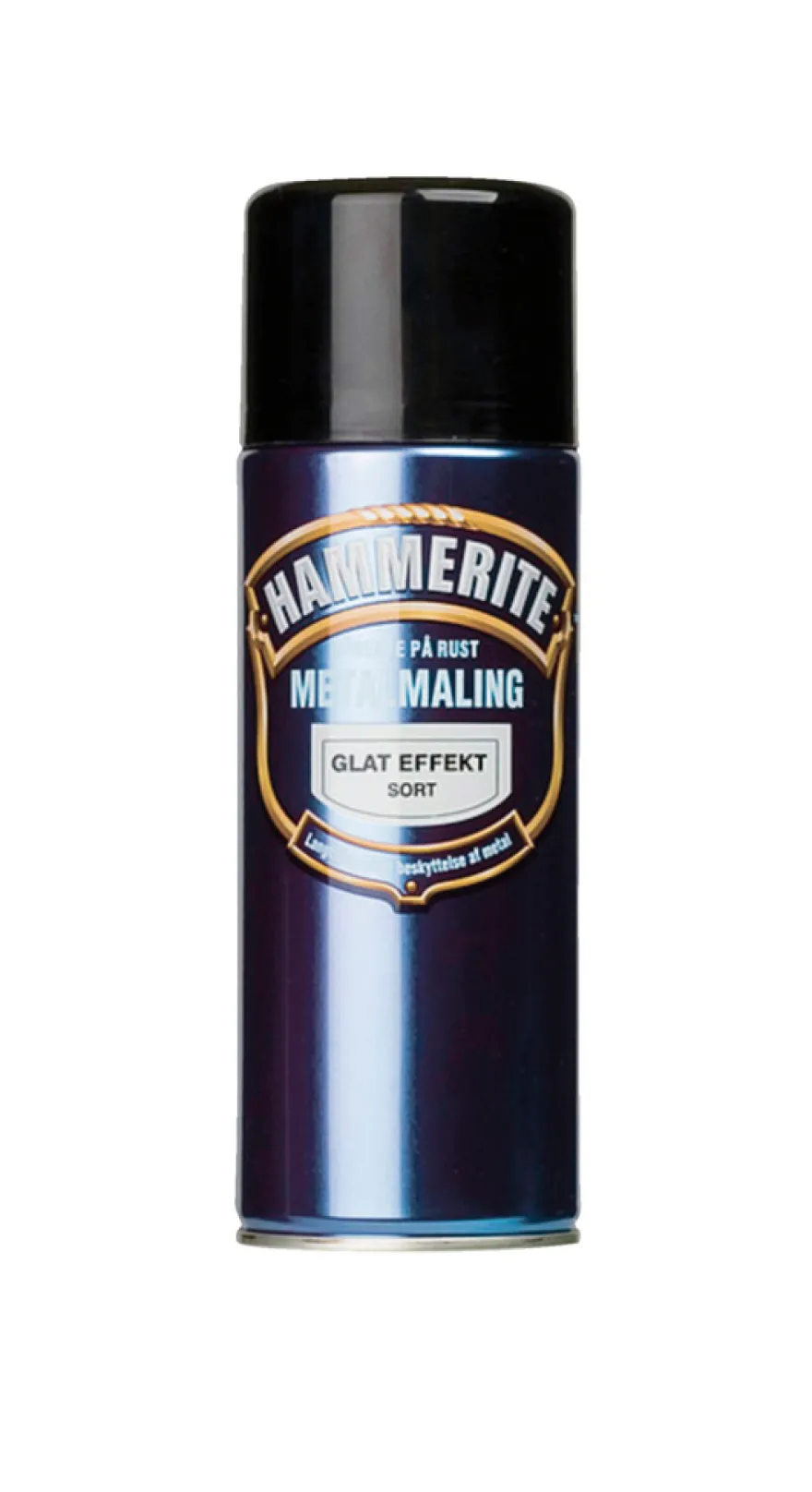 Hammerite metalmaling sort glat 400 ml