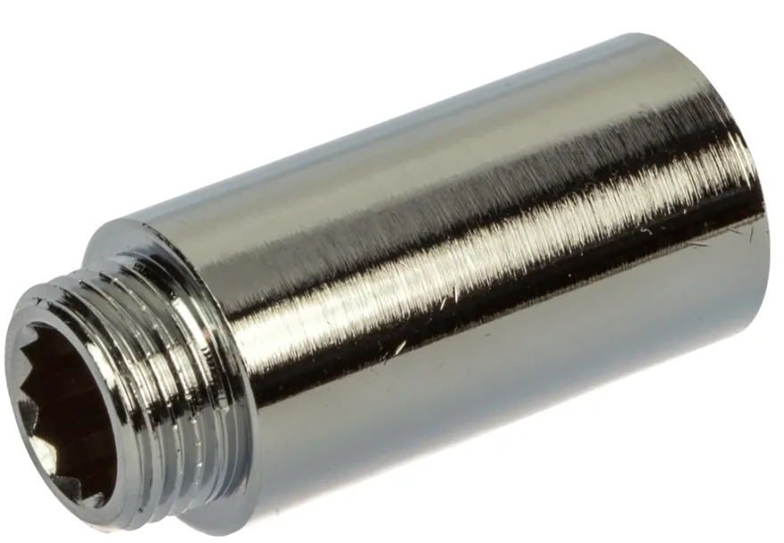Haneforlænger 1/2" x 50 mm krom
