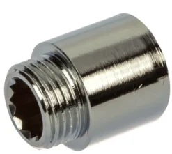 Haneforlænger 1/2" x 20 mm krom