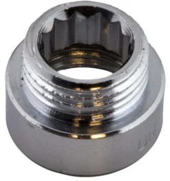 Haneforlænger 1/2" x 10 mm krom