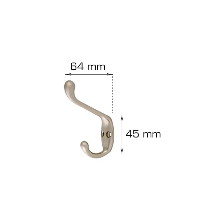 Hattekrog dobbelt satin