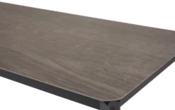 Havebord 205 x 104 cm i sort Grey Stone Look