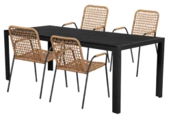 Havebord Havanna 205 x 90 cm i aluminium og nonwood - Sunlife®