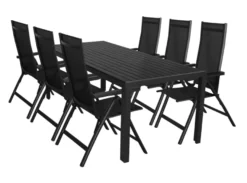 Havebord Havanna 205 x 90 cm i aluminium og nonwood - Sunlife®