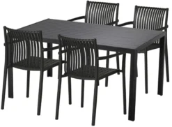 Havebord Havanna 150 x 90 cm i aluminium og nonwood - Sunlife®