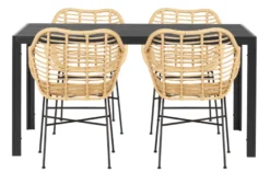 Havebord Havanna 150 x 90 cm i aluminium og nonwood - Sunlife®