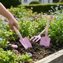 Haveredskaber til børn 3-pk. lyserød - Garden®