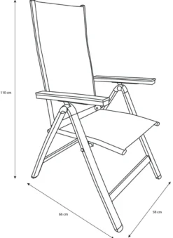 Havestol Kingston 6 positioner sort - Sunlife®