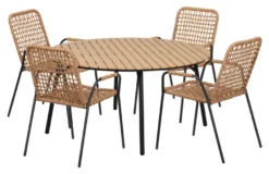 Havestol Madison sort/natur - Sunlife®