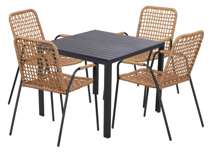 Havestol Madison sort/natur - Sunlife®