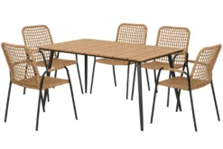Havestol Madison sort/natur - Sunlife®