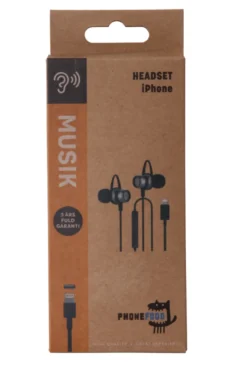 Headset med lightning stik