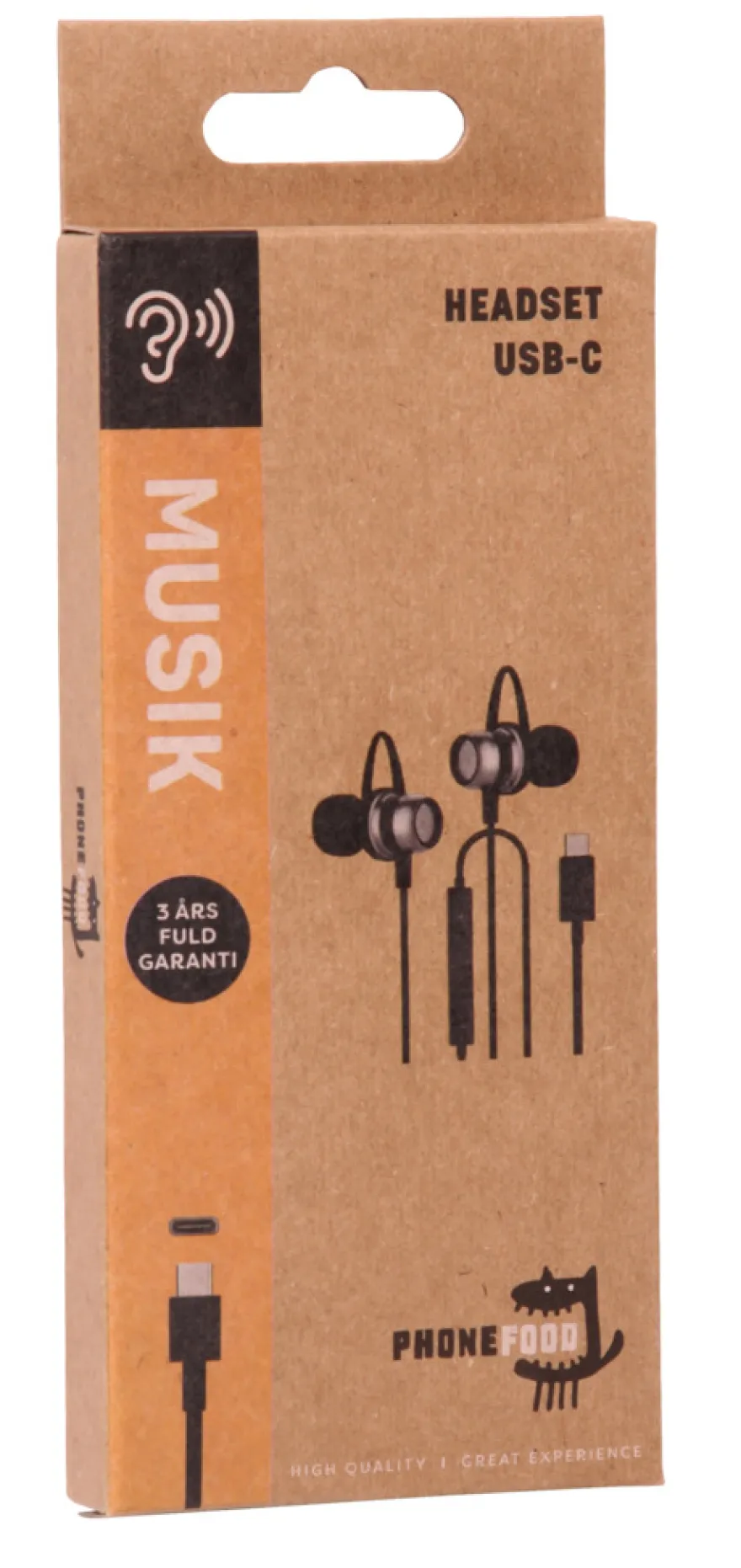 Headset med USB-C