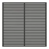 Hegn sort grundmalet 180 x 180 cm