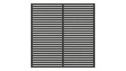 Hegn sort grundmalet 180 x 180 cm