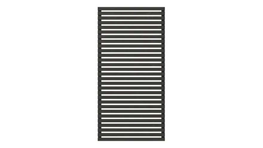 Hegn sort grundmalet 90 x 180 cm