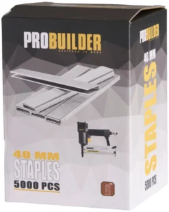 Hæfteklamme 40 mm nr. 90 5000 stk. - Probuilder