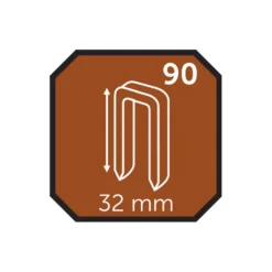 Hæfteklamme 32 mm nr. 90 5000 stk. - Probuilder