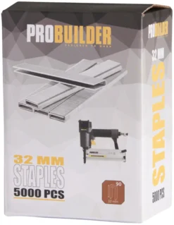 Hæfteklamme 32 mm nr. 90 5000 stk. - Probuilder