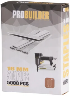 Hæfteklamme 16 mm nr. 90 5000 stk. - Probuilder