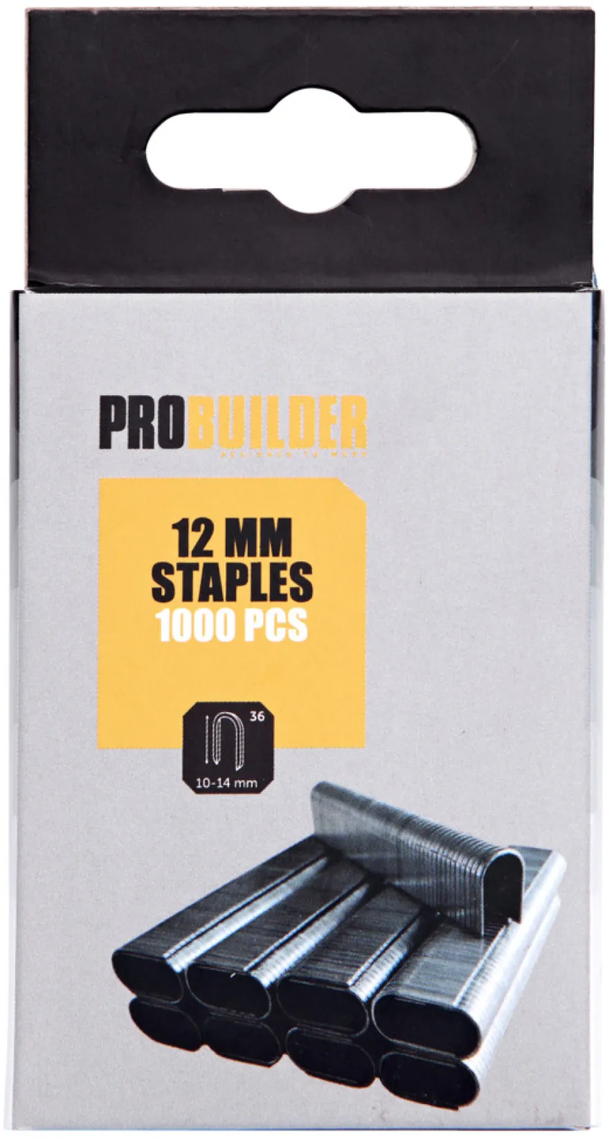 Hæfteklammer 12 mm nr. 36 1000 stk. - Probuilder