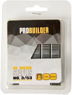Hæfteklammer 8 mm nr. 53 1000 stk. - Probuilder