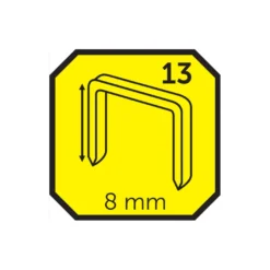 Hæfteklammer 8 mm nr. 13 1000 stk. - Probuilder