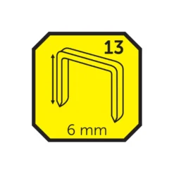 Hæfteklammer 6 mm nr. 13 1000 stk. - Probuilder