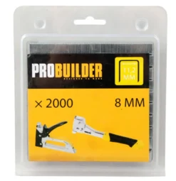Hæfteklammer 8 mm nr. 53F 2000 stk. - Probuilder