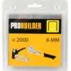Hæfteklammer 6 mm nr. 53F 2000 stk. - Probuilder