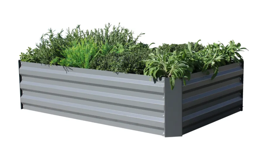 Højbed Easy M galvaniseret 120 x 80 cm