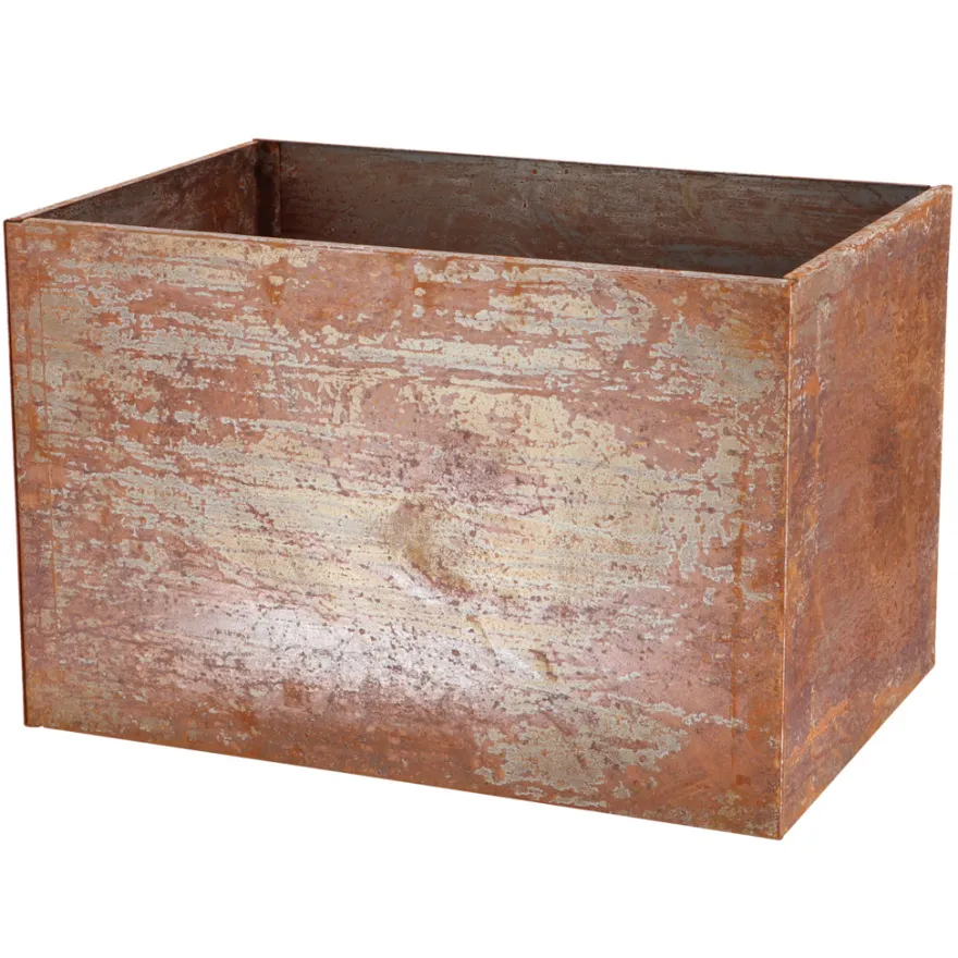 Højbed m/bund rust 60 x 40 x 40 cm