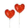 Hjerteballon 40 Micro-LED 2-pk.
