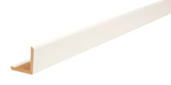 Hjørneliste fleksibel hvid - 35 x 35 x 2400 mm