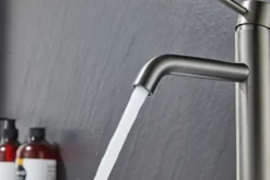 Håndvaskarmatur Slim vinkel gunmetal