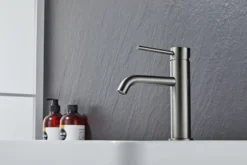 Håndvaskarmatur Slim vinkel gunmetal