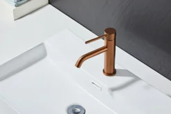 Håndvaskarmatur Slim vinkel kobberfinish