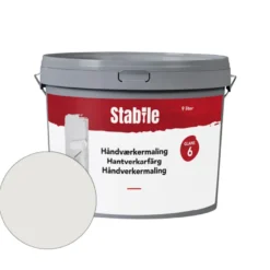 Håndværkermaling 6 modehvid 9 liter - Stabile®