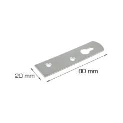 Hængeblik 80 x 20 mm 4 stk.