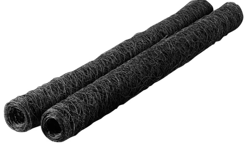 Hønsevæv sort 45 cm x 10 meter - Garden®